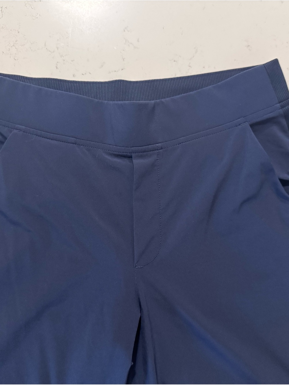 Athleta Brooklyn Ankle Pant Navy Mid Rise Travel Career Pants 6 - Picture 3 of 7